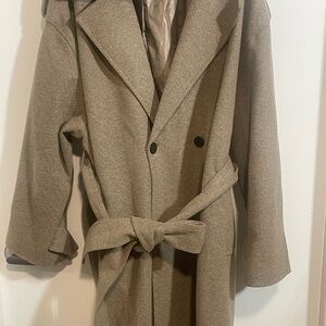 ASOS Curve Beige Trench Coat